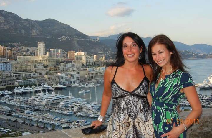Ashley and Sarina in Monaco, France – Contiki Europe Tour 7/2011