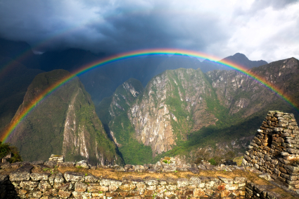 Rainbow at Machu Picchu, Peru
One of my next Travel Adventures - Climbing Machu Picchu!