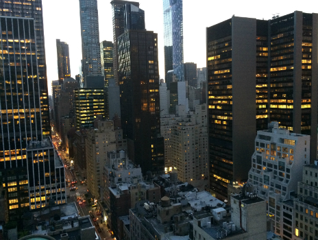 Rooftop Sunset View in New York City - 6/2014